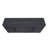 Jodie 65" Fluted Sideboard In Charcoal Gray-580787843