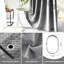 Rideau de douche de couleur unie avec 12 crochets en acier inoxydable inclus-690252619-690252628