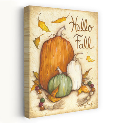 «Hello Fall», art abstrait de fruits