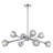 Quaseem 8 - Light Glass and Iron Dimmable Sputnik Sphere Chandelier-1182172017