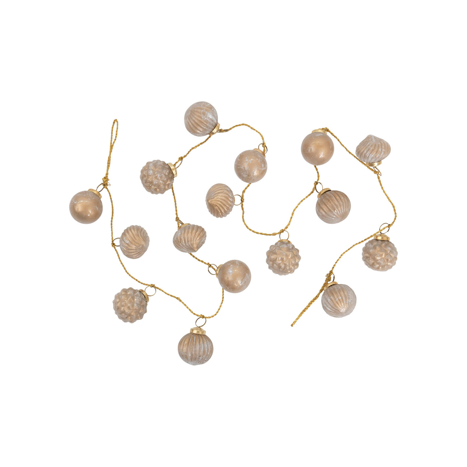Jarah 6' Taupe Bead Novelty Garland