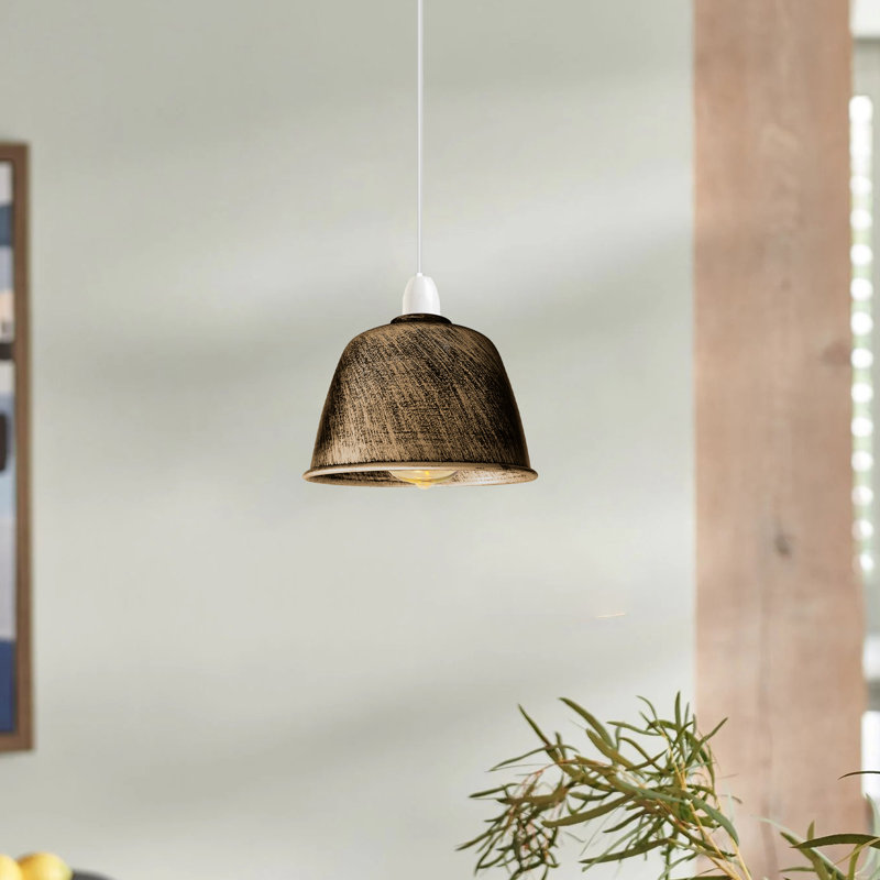 13.5cm H Metal Drum Lamp Shade ( Screw On ), Yellow Brass