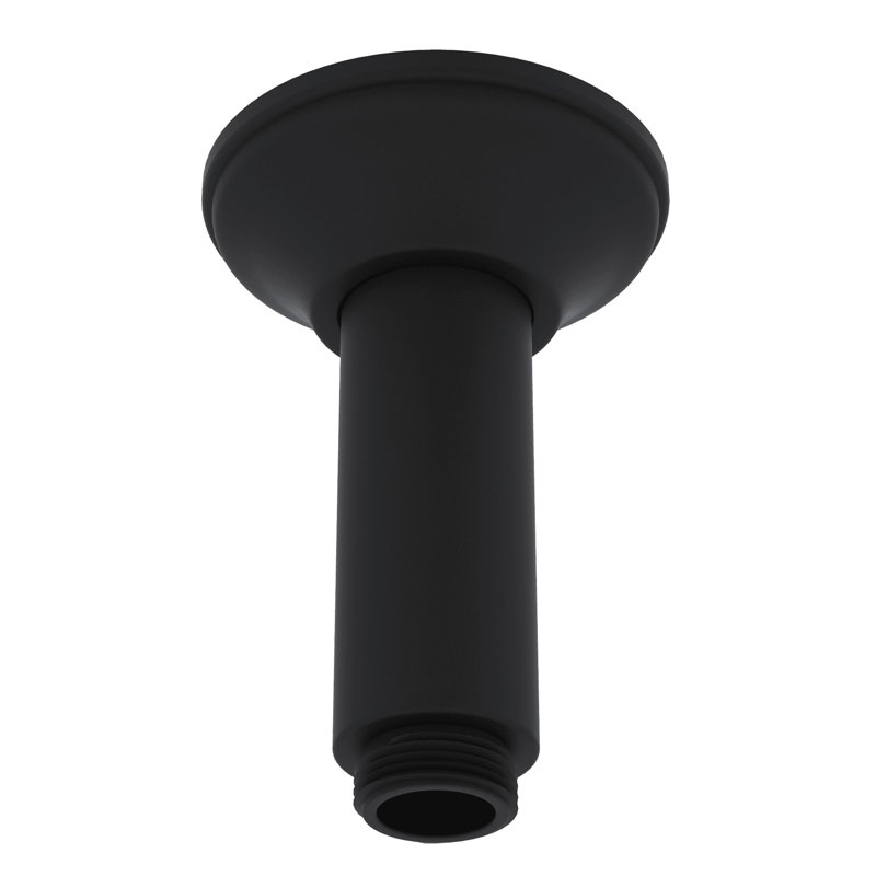 4" Ceiling Mount Shower Arm, Matte Black