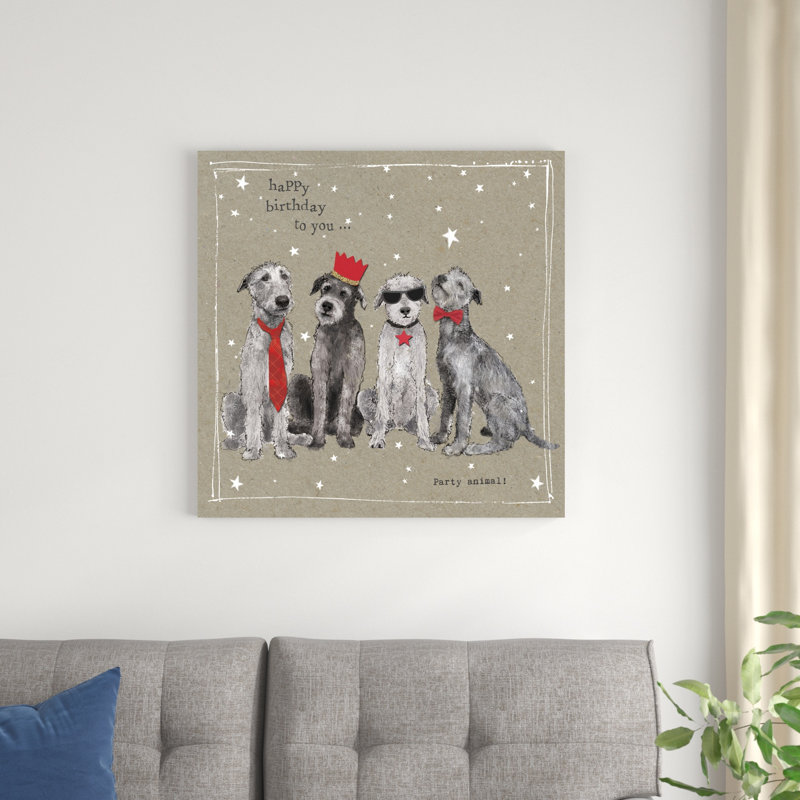 Fancypants Cool Dogs IV, H 30 po x l 30 po x P 1,25 po