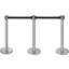 Crowd Control Stanchions Barriers 6-Pack with 3PCS Retractable Belts