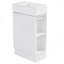 Bathroom Vanity with Ceramic Sink, Two-tier Shelf and Left or Right Orientation-629438618