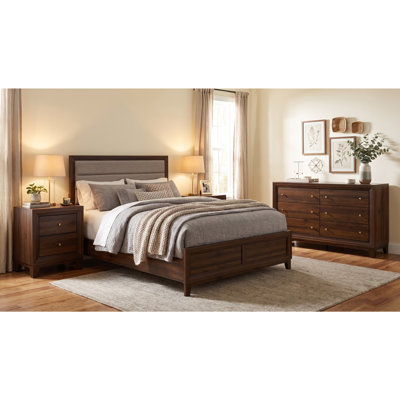 Weston Walnut Queen 4-piece Bedroom Set