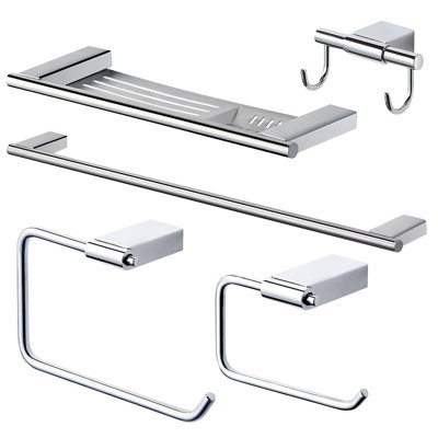 Maddox 5 - Piece Bathroom Hardware Set