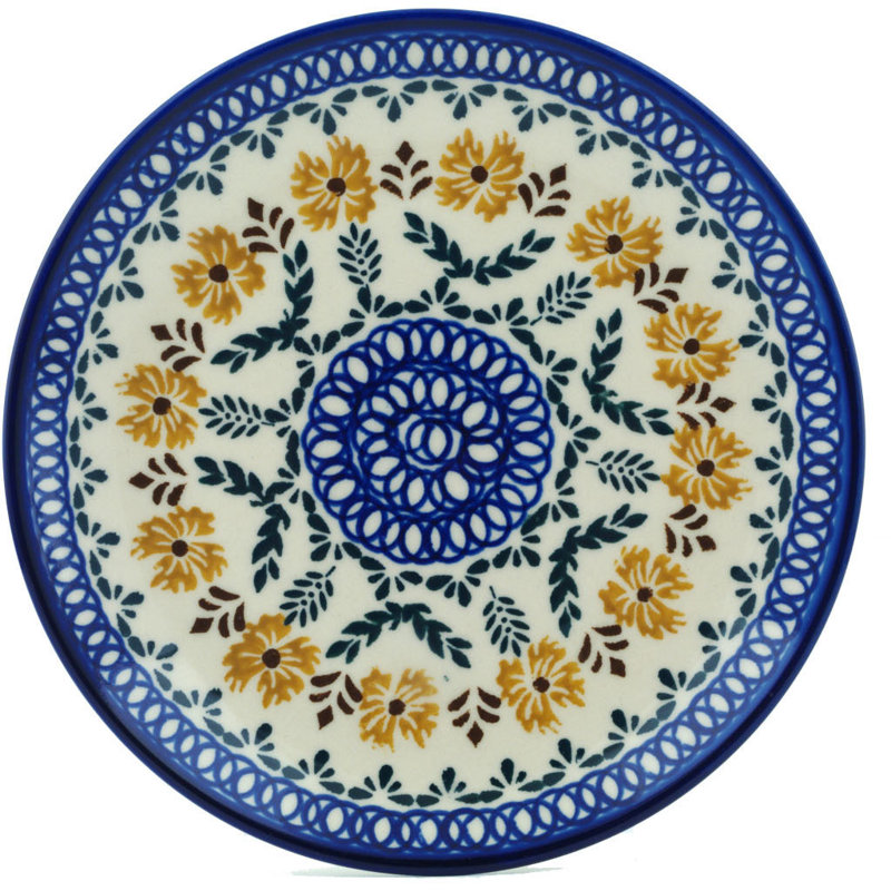 Reze Polish Pottery 8" Appetizer Plate