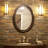 Cardale Solid Wood Oval Mirror-1267619741
