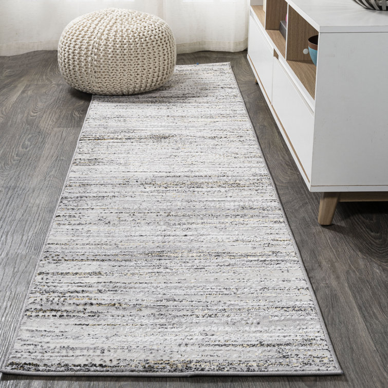 Loom Modern Strie' Gray/Black Rug