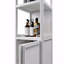 Armoire de rangement, tour en lin blanche de 52 pieds de haut