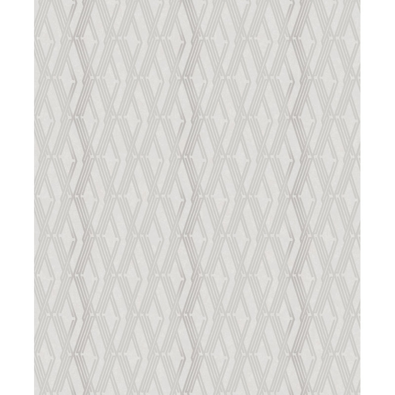 Rouleau de papier peint L 33 pi x l 20,9 po Edwinna, Blanc