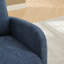 Chaise berçante en tissu avec repose-pieds rétractable Boucle-551512086-551512081