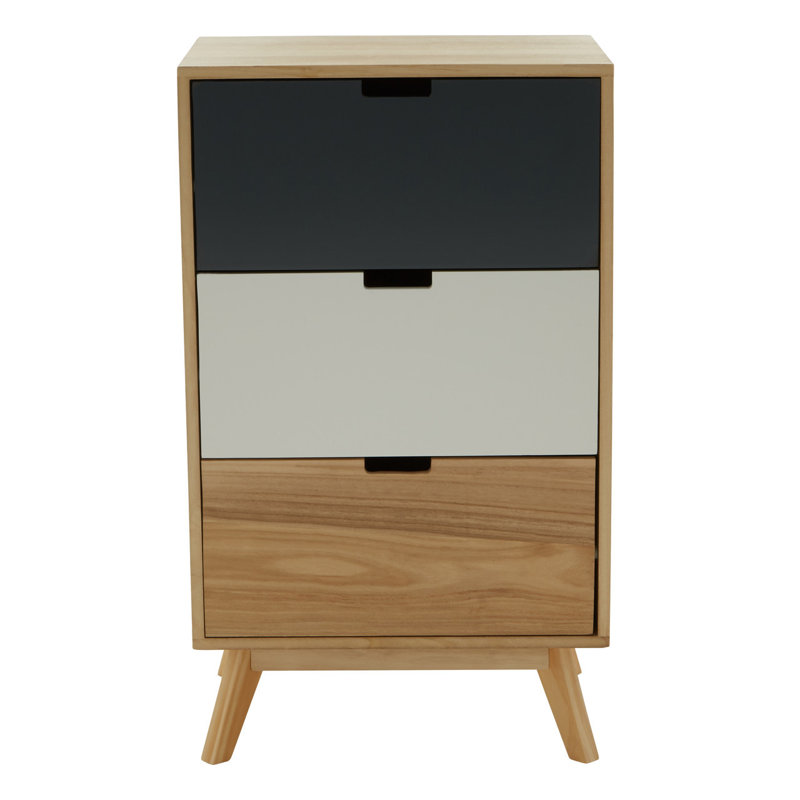 Sweetwater 50cm W 3 - Drawer Chest of Drawers