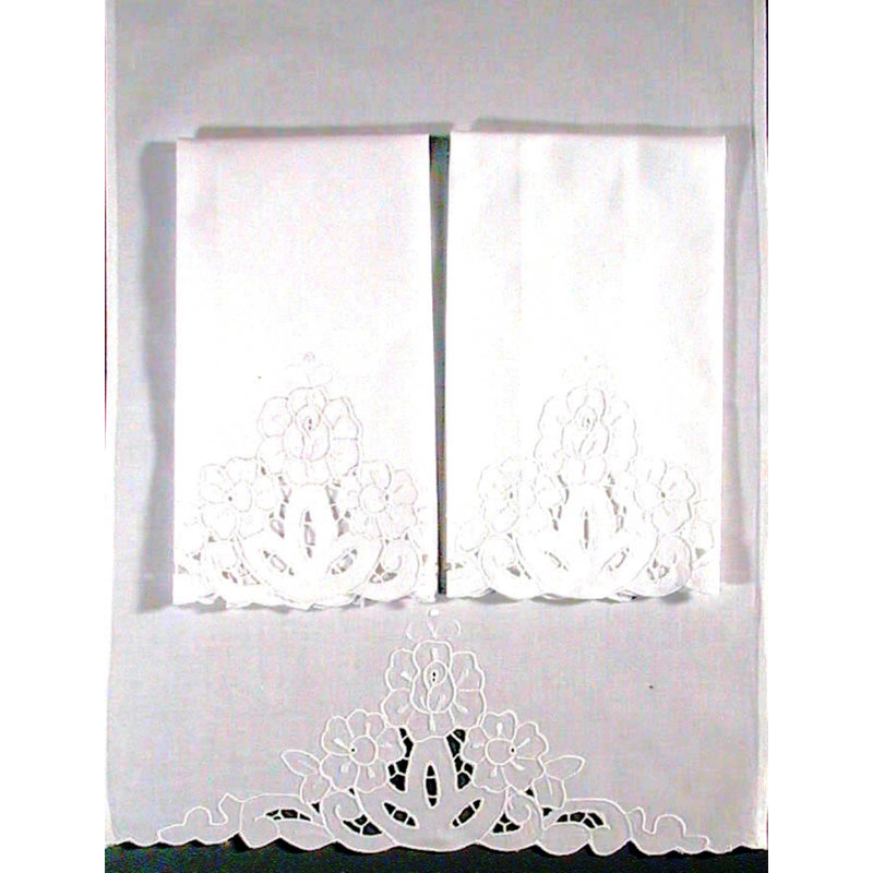 Ensemble 3 serviettes de bain brodées 100% coton