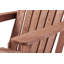 Chaise Adirondack pliante en bois surdimensionnée avec dossier et siège pré-assemblés, parfaite pour le jardin, la cour, le porche, la terrasse de la piscine et le foyer