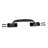 Black Wrought Iron Cabinet Handle 6" L Rust Resistant with Hardware