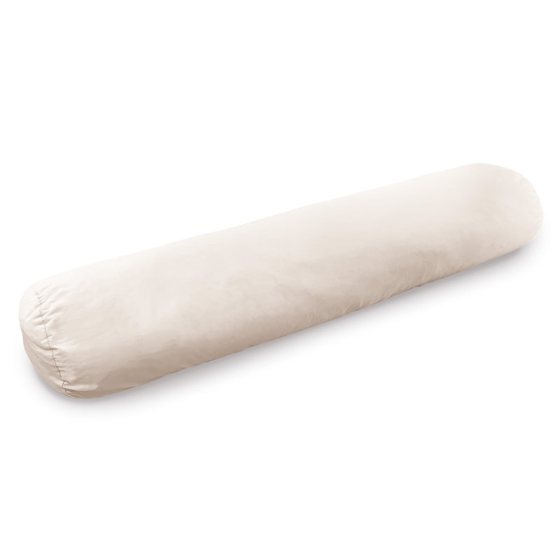 Natural Cotton Body Pillow Cover - Hypoallergenic Body Pillow Case with Zipper, Organic Natural 500T, Teen Bean Cover