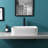 Davivy 14.5'' White Ceramic Rectangular Bathroom Sink