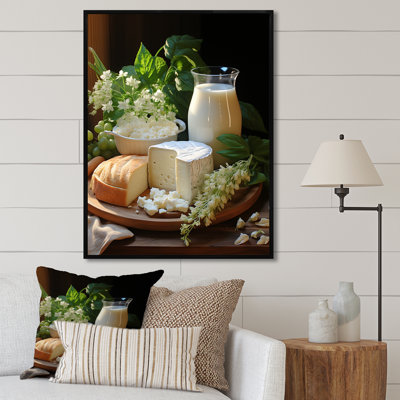 «Milk And Cheese Creamy Serenity», reproduction sur toile