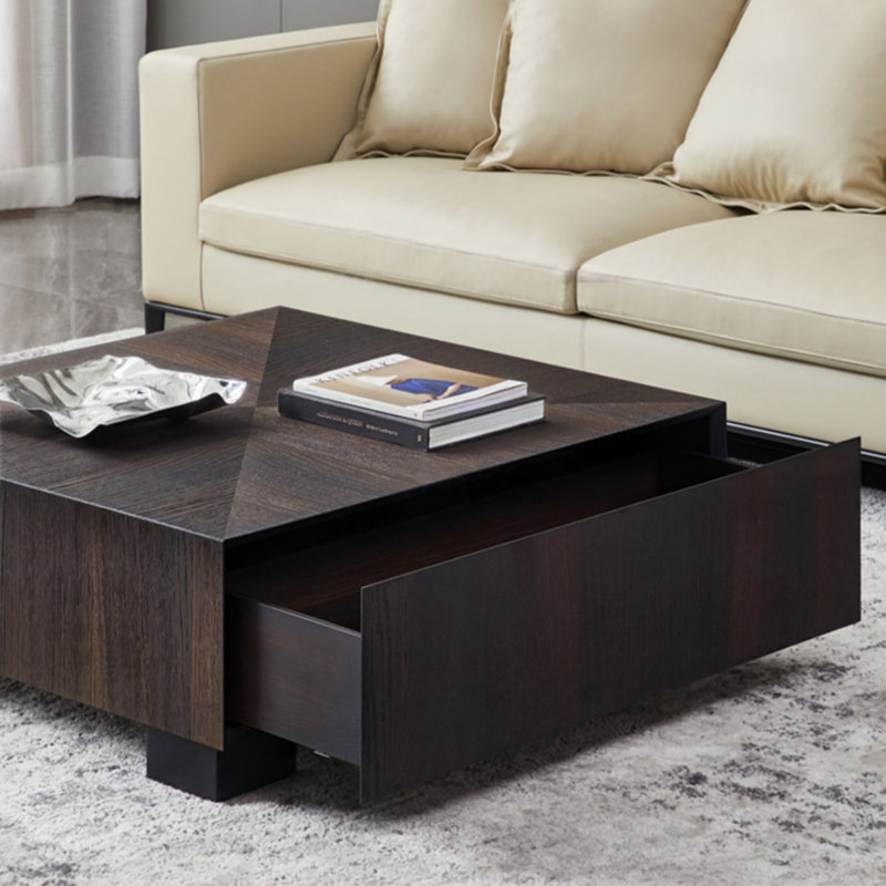 Table basse carrée de 35,4 po Cristyle
