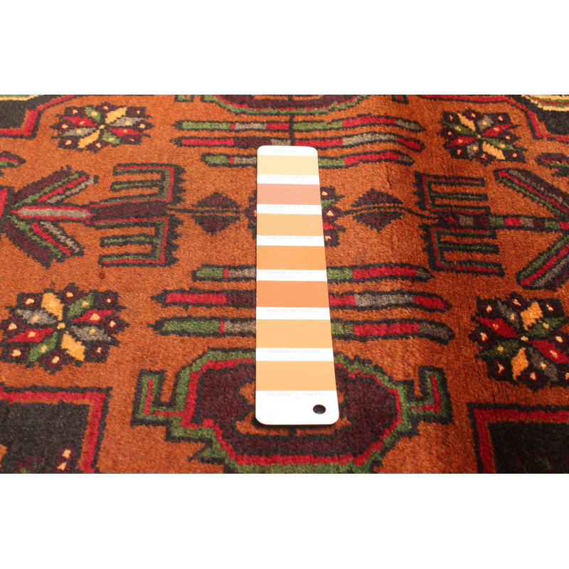 Tapis brun Teimani 3 pi 0 po x 5 pi 1 po