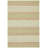 Cruz Hand Loomed Wool/Cotton Striped Rug in Green-1200737406