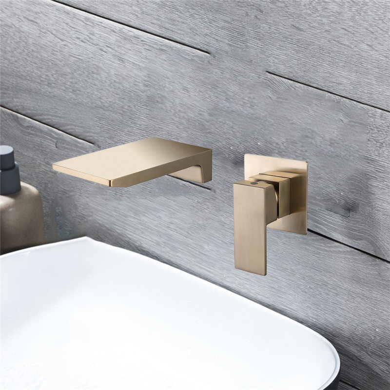 Wall Mounted Optional Single-handle Bathroom Faucet