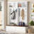 55.9"W Hall Tree with Bench, 2 Large Drawer-129346877
