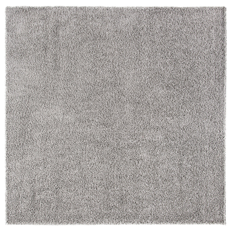 Tapis de couleur unie à poils longs Schwanke Performance, Carré 5 pi