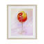 «Summer Agrume Cocktail with Lips», reproduction encadrée sous verre, conception de Ziwei Li-1093452688-1093452690