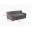 Canapé à compression complète Liyasi - Un canapé modulaire de style simplifié avec des configurations flexibles pour un confort et une détente ultimes-74812396