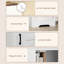Armoire de rangement Farmhouse avec tablette réglable