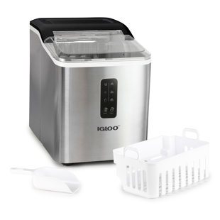 Igloo ICE115-SS Extra-Large Ice Maker, Stainless Steel