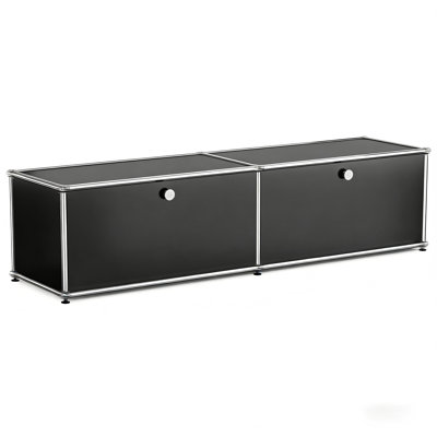  Modern Storage Cabinet, Modular Metal Sideboard, Versatile Steel Office Credenza & Lowboard for Living Room, Kitchen, Home Office