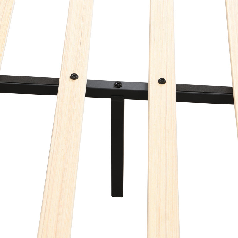 Warrick King Upholstered Platform Bed Frame with Wingback Headboard