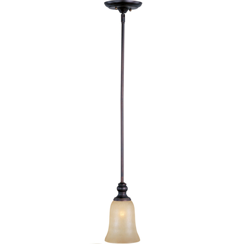 Luminaire suspendu en forme de cloche à 1 lumière Stromain