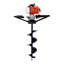 63cc Gas-Powered Post Hole Digger with 2.7HP Engine and Two-Person Handles