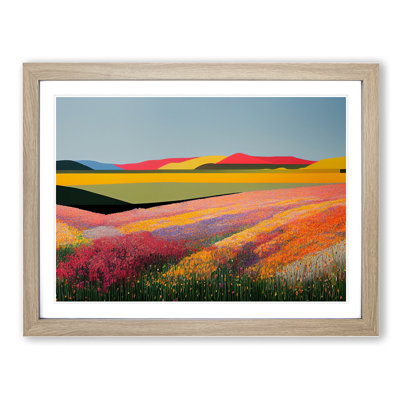 Ultimate Spring Meadow Landscape - Framed Print