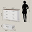 Commode double à 6 tiroirs Ahomly-80642010