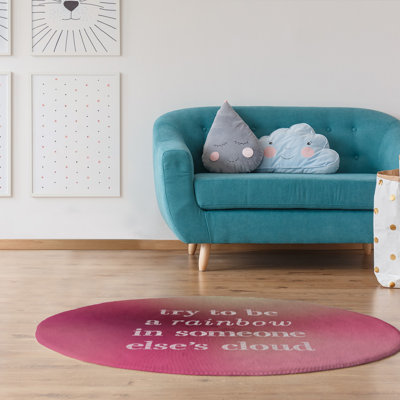 Quotes Chenille Indoor Rug