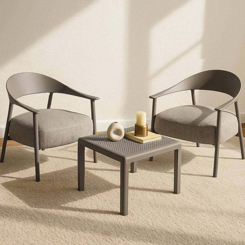 Ensemble de chaises Modern Modern, Gris chaleureux