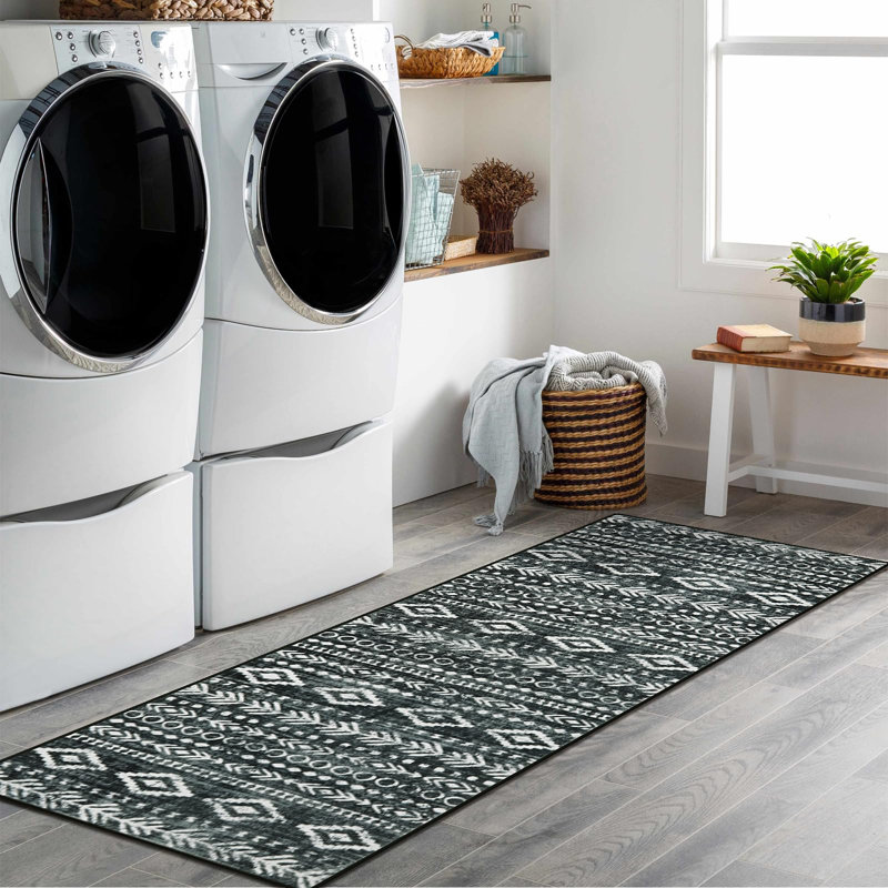 Tapis tribal marocain Watte, Tapis de couloir 2 pi x 6 pi