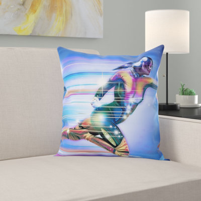 Microsuede Throw Pillow