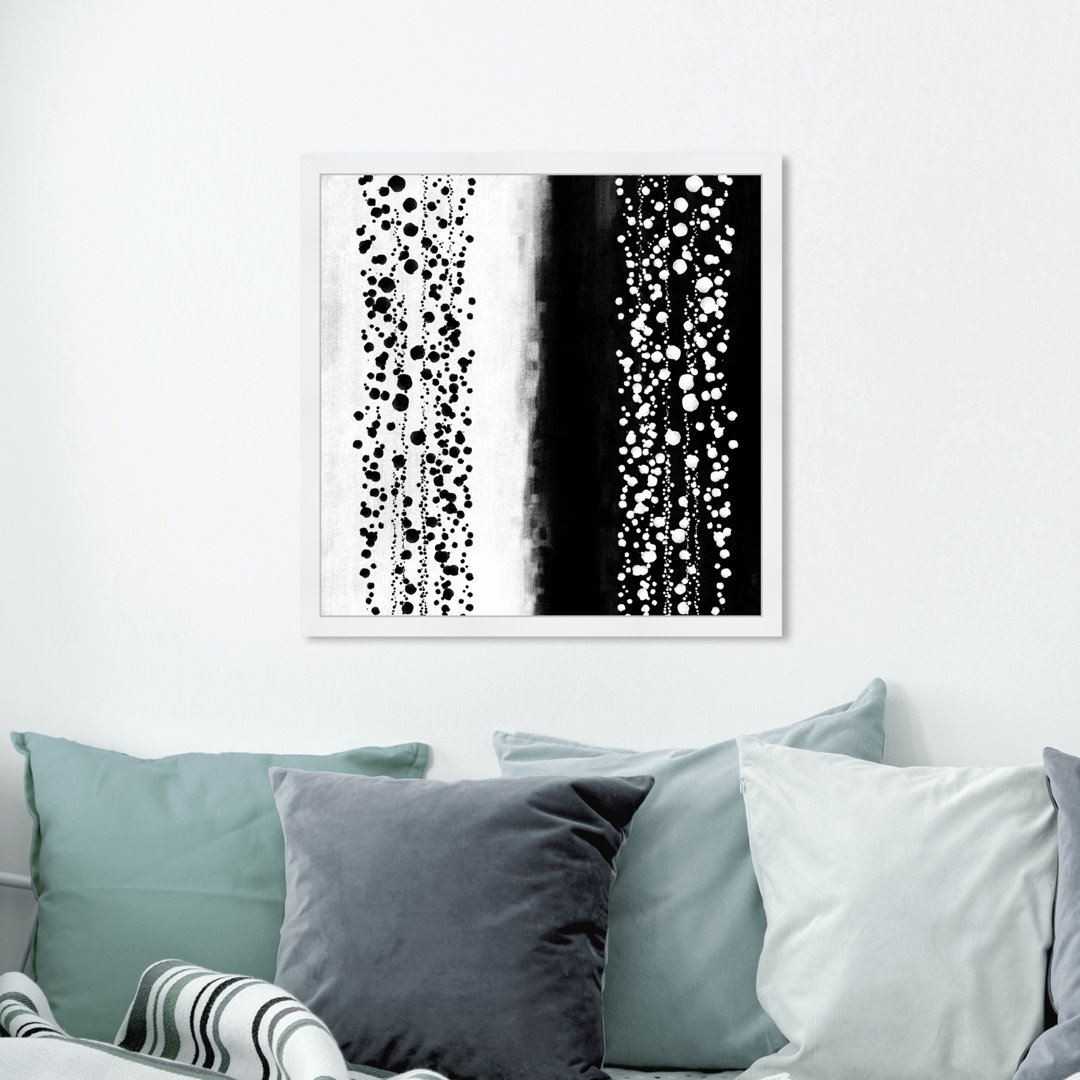 Abstract Half and Half Mitad Brush Strokes by Oliver Gal - Graphic Art Print on Canvas Wrought Studio™ 