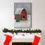 «Christmas On The Farm I», reproduction sur toile tendue-2142892723