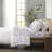 White Village Print 4 Pcs Full Size Sheet , 100% Cotton Flannel, Soft And Cozy, Comes With Flat, Fitted Sheets Pillowcases, Machine Wash For Simple Care, - Printed ,  Comforting, Contains Flat-126015647