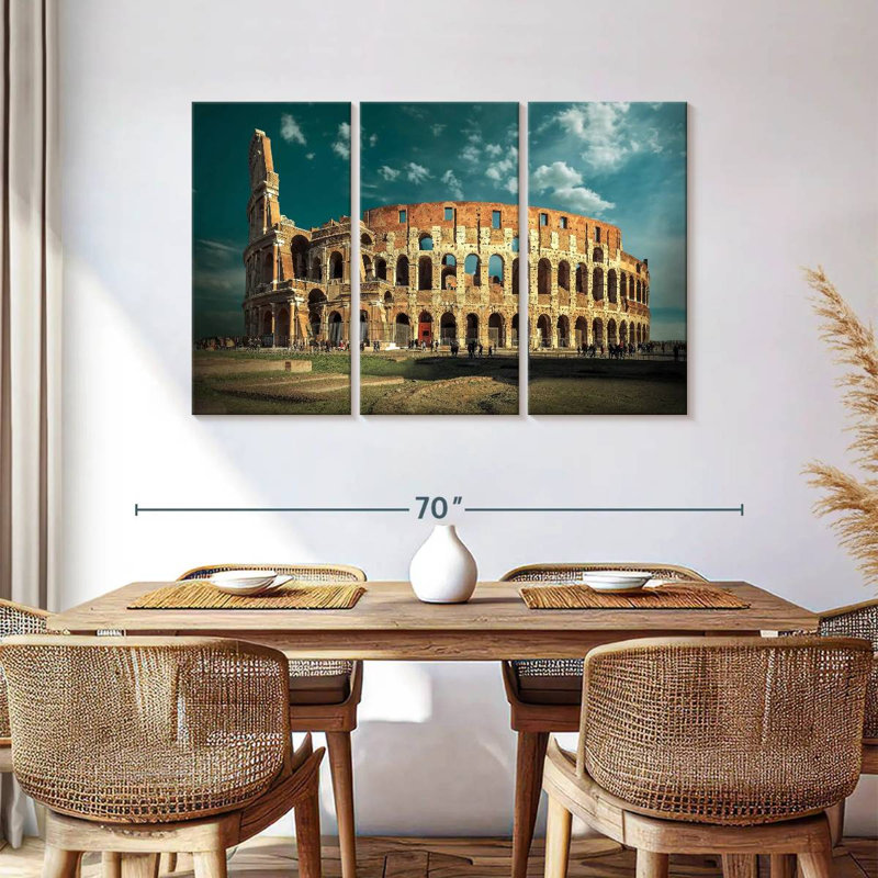 Sebbie Colosseum Sunlit à Rome, H 36 po x l 57 po