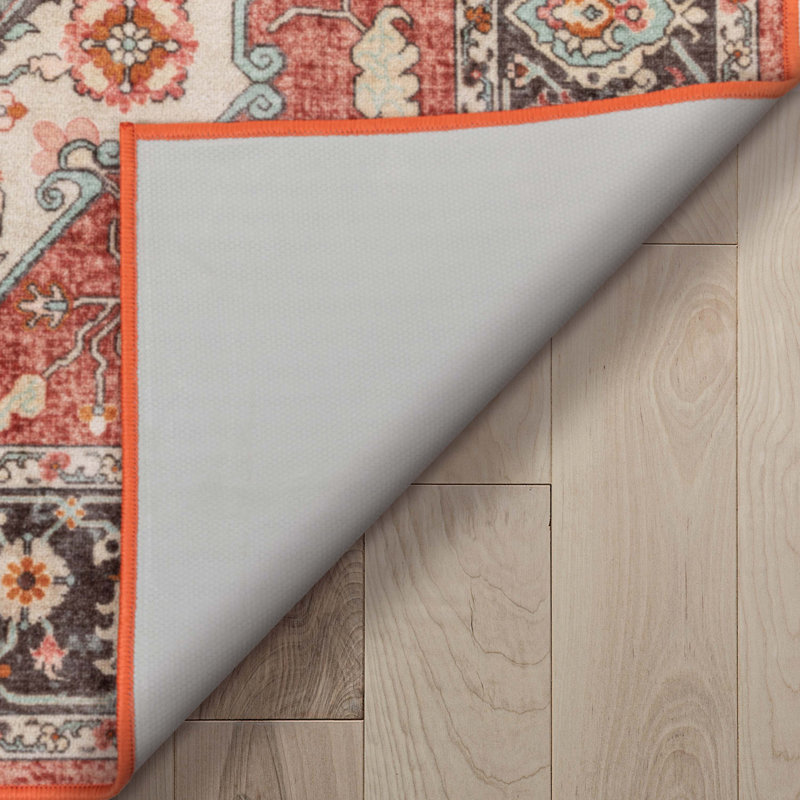 Tapis antidérapant durable Dery, Rectangle 3 pi 3 po x 4 pi 7 po